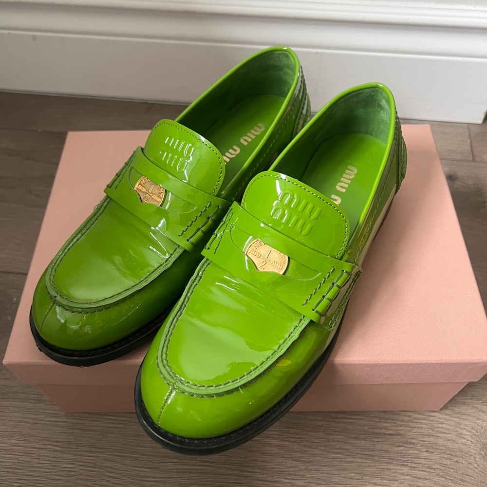 Miu Miu Penny Loafers Authentic